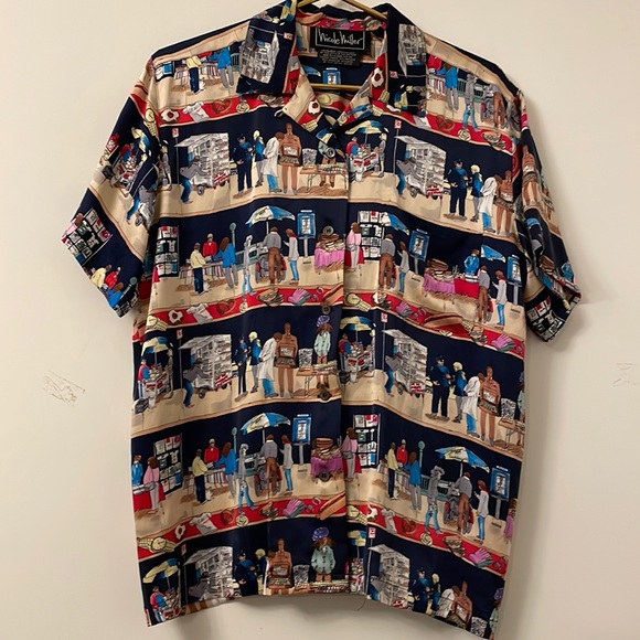 Nicole Miller Tops - Nicole Miller Silk NYC Life shirt